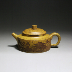 柴烧德钟240cc  原矿段泥【朱志远作品】宜兴紫砂壶